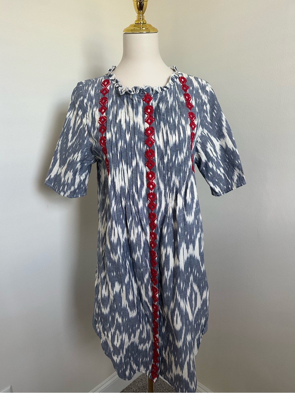 Sundance Embroidered Shirt Dress